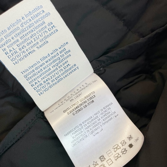 Size 0 Moncler Guillemot Giubbotto Down Black Puffy Winter Jacket - Picture 7 of 13